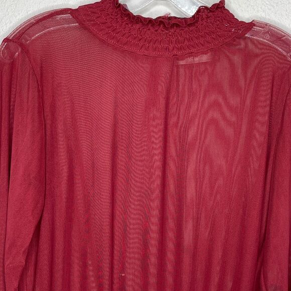 Modish Sheer Blouse - Picture 2 of 8